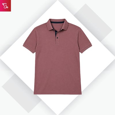 Stellers Nanodry Golf Polo - Mauve