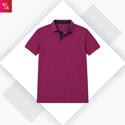 Stellers Nanodry Golf Polo - Magenta