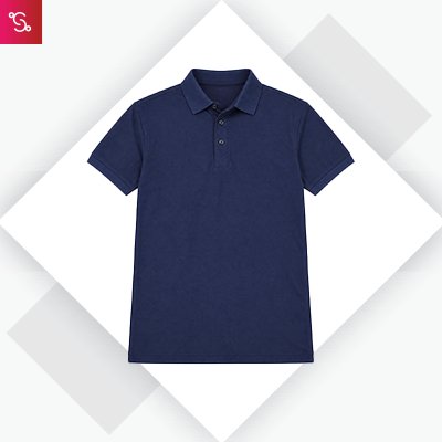 Stellers Nanodry Golf Polo - Navy Blue