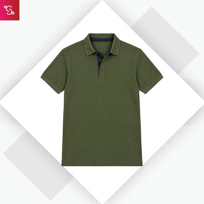 Stellers Nanodry Golf Polo - Olive Green