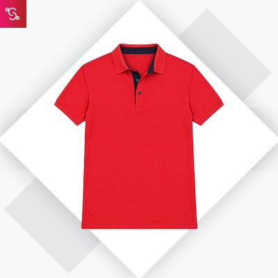 Stellers Nanodry Golf Polo - Mi Red