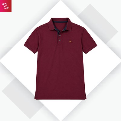 Stellers Nanodry Golf Polo - Wine