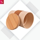 Eco Cork (Wheat Fibre Cup with Bamboo Lid & Cork Grip (450ml)) - Natural