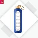 Remindr (Motivational Glass bottle (1000ml)) - Blue