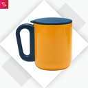 Lisbon Jr. (Stainless Steel Mug with Handle (180ml)) - Orange