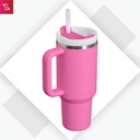 Hydra 2.0 (Stainless Steel Mug with Handle (1200ml)) - Light Pink