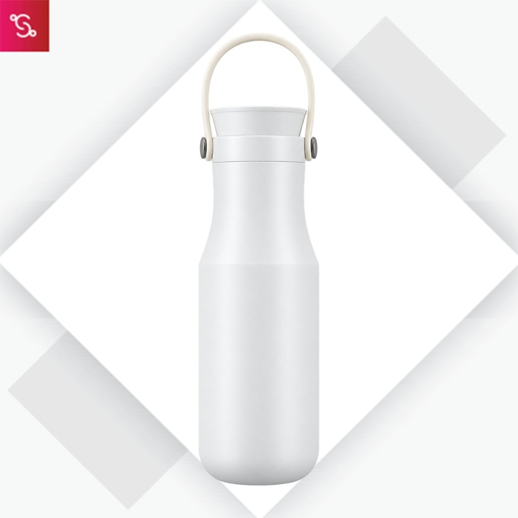 Victoria (Stainless Steel Hot n Cold Bottle (500ml)) - White