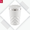 Bistro (Stainless Steel Mug with Handle (425ml)) - White