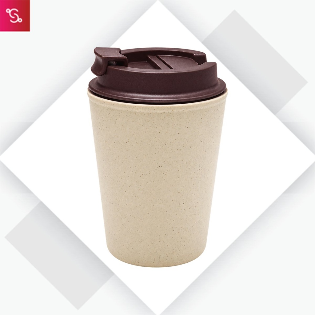 Café Bamboo (D ou b l e W al l B am b o o Mu g s (300ml)) - Natural Brown