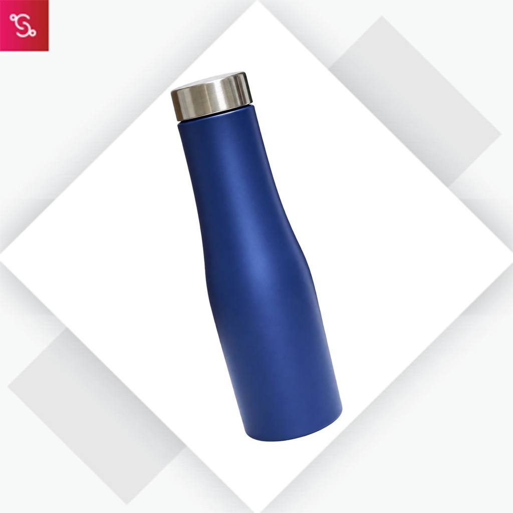 Flora (Stainless Steel Bottle (1000ml)) - Blue
