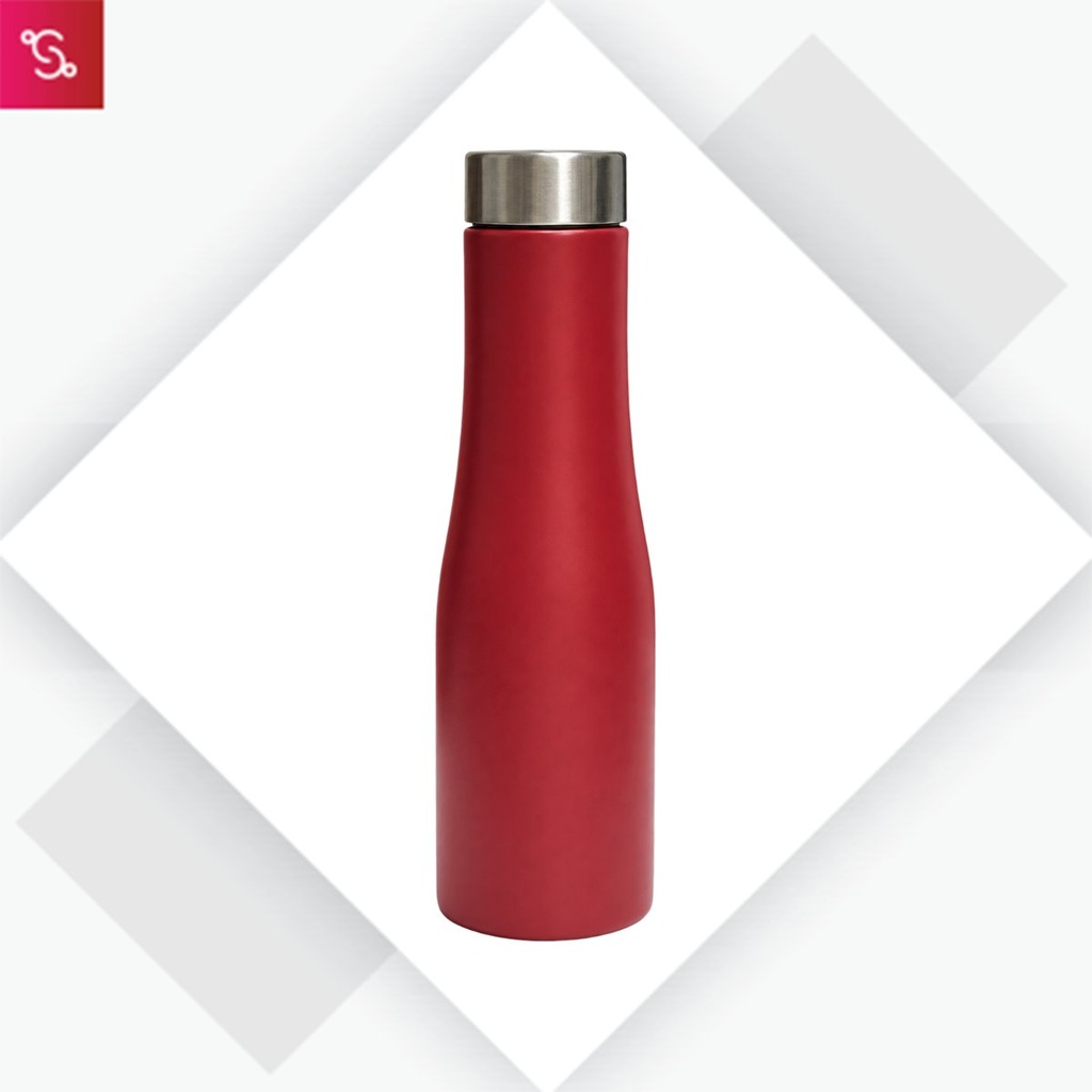 Flora (Stainless Steel Bottle (1000ml)) - Red