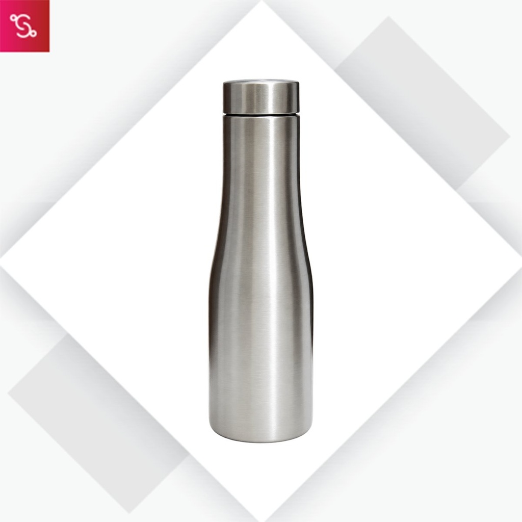 Flora (Stainless Steel Bottle (1000ml)) - Silver