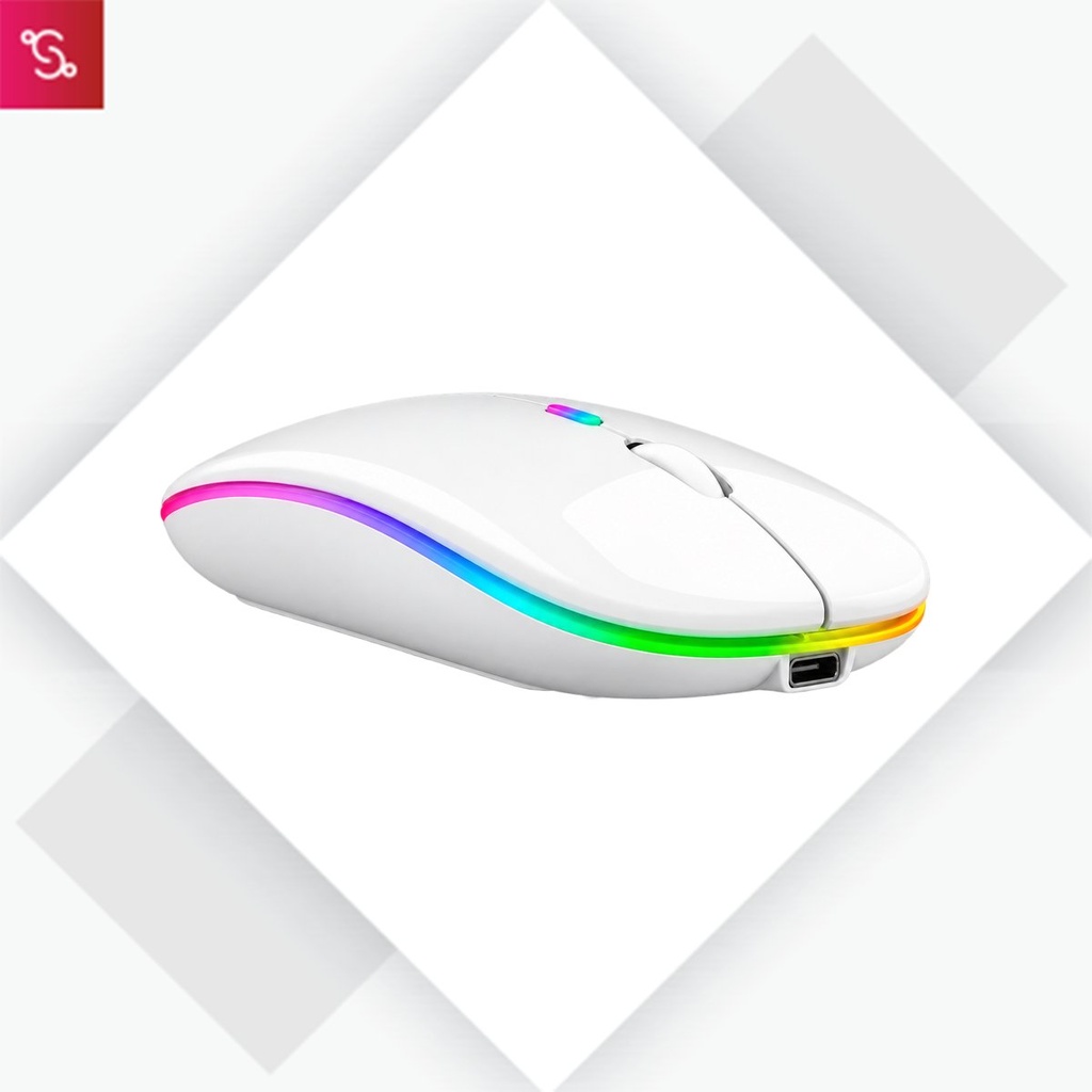 Mooshi (RGB Wireless Mouse) - White