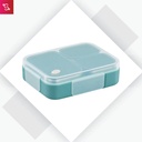 Bento Box (Lunch box (450ml +200ml +200ml)) - Green