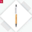 StyCork (Metal Pen with Cork & Stylus) - White