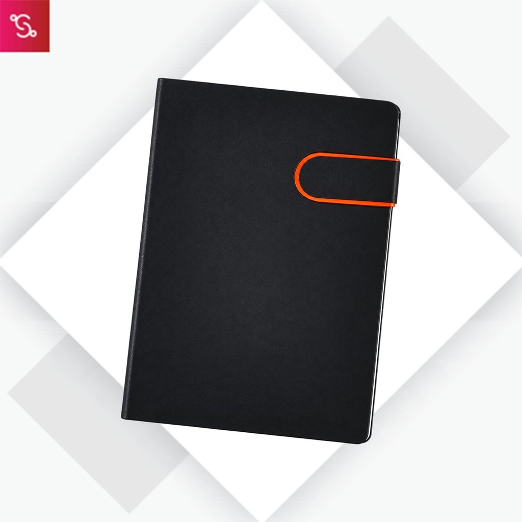 Flip (Note Books (Hard Bound)) - Black Orange