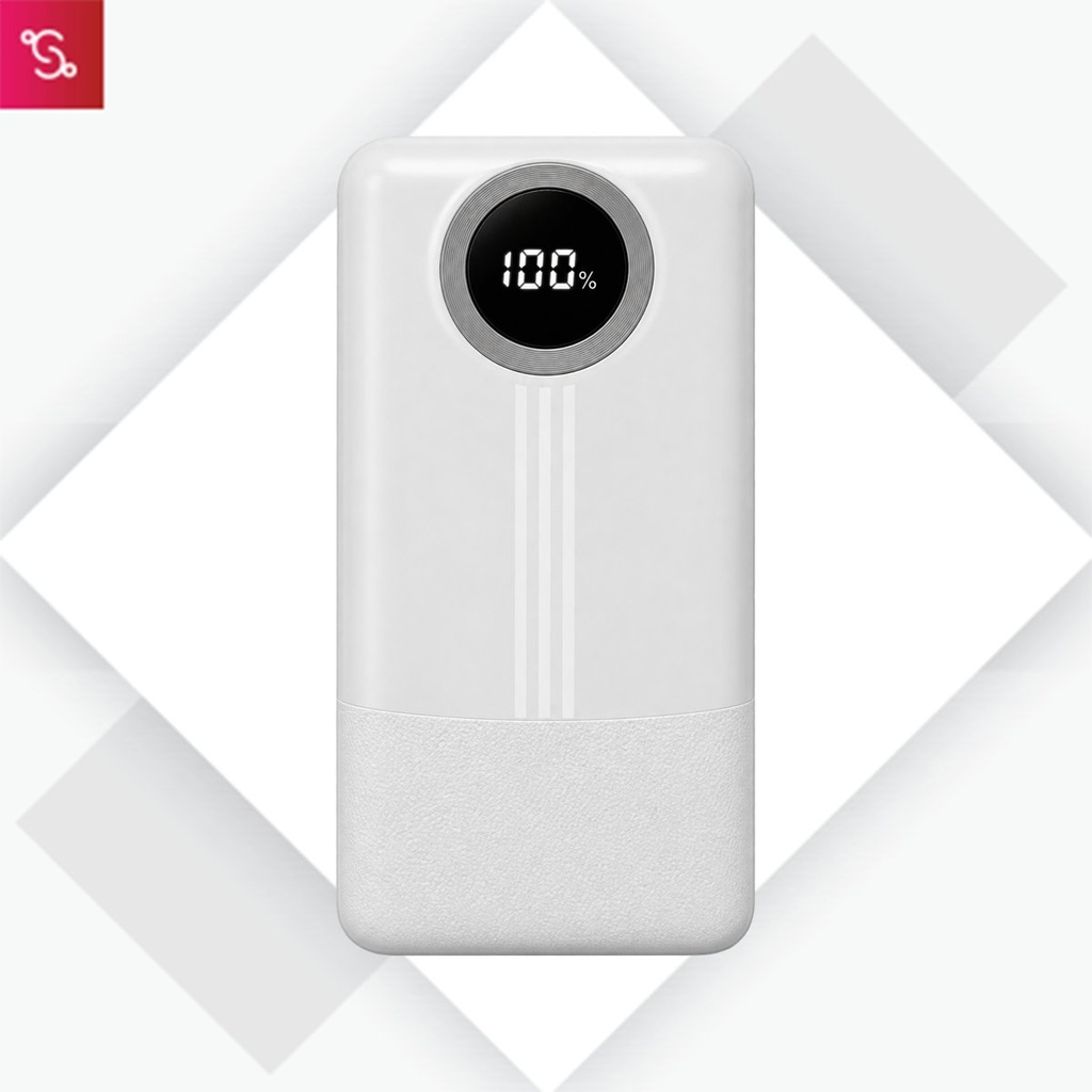 Power Display 2.0 (Powerbank 10,000mAh with cables (22.5W)) - White