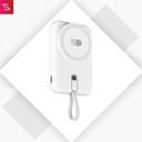 Power Mag 2.0 (10K mAh Magnetic 15W Wireless Powerbank (22.5W)) - White