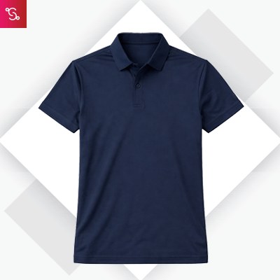 Snitch Solid Technical Stitchless Polo - Navy