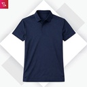 Snitch Solid Technical Stitchless Polo - Navy