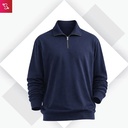 Snitch Half-Zip Sweatshirt - Navy Blue