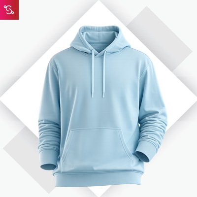 Snitch Solid Hoodie - Light Blue