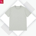 Organic Crew Neck T-Shirt - Stom Grey