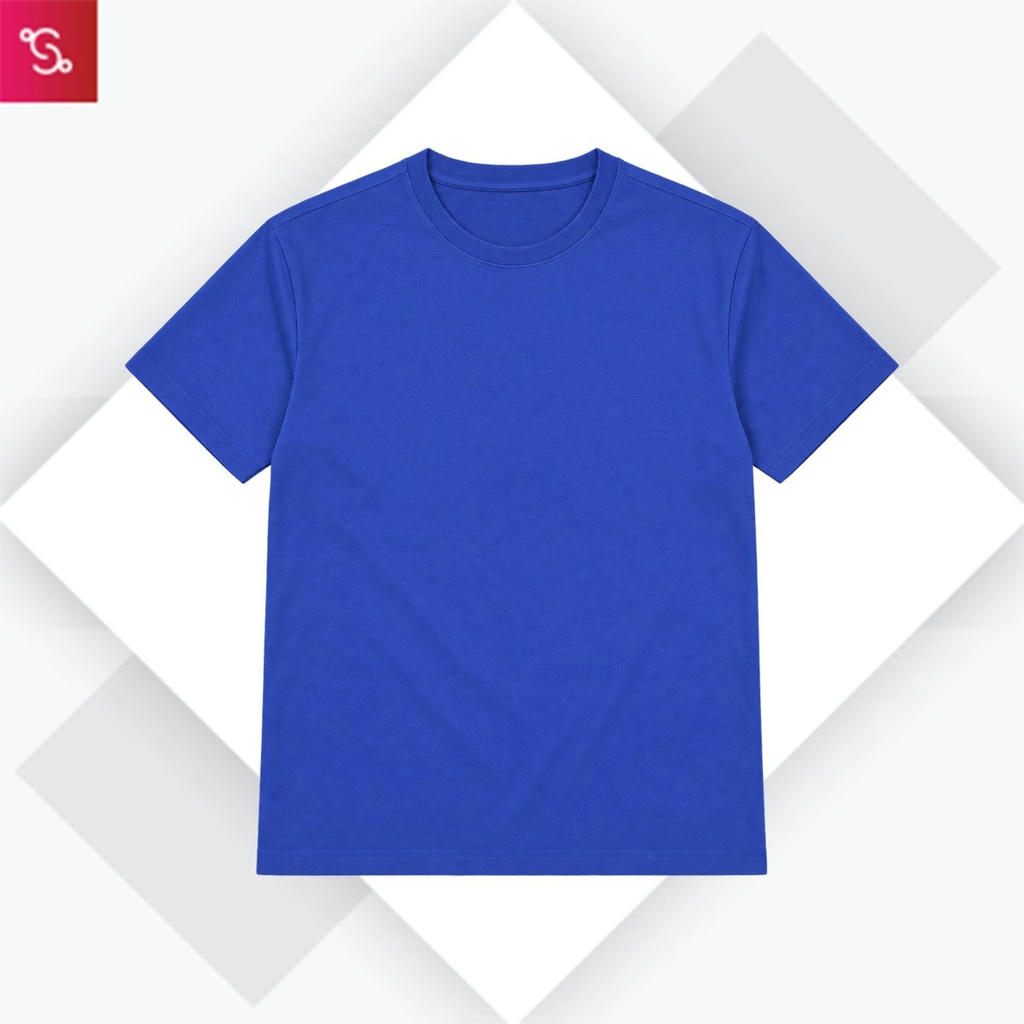 Organic Crew Neck T-Shirt - Royal Blue