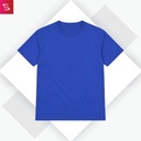 Organic Crew Neck T-Shirt - Royal Blue