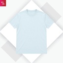 Organic Crew Neck T-Shirt - Ice Water