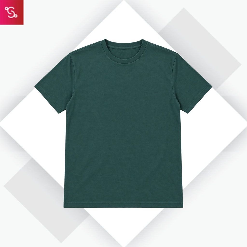 Organic Crew Neck T-Shirt - Forest Green