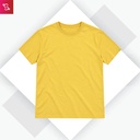 Organic Crew Neck T-Shirt - Mustard