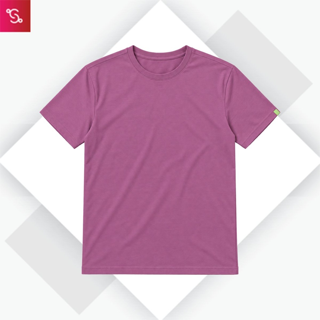 Organic Crew Neck T-Shirt - Purple