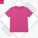 Organic Crew Neck T-Shirt - Red Violet