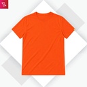 Organic Crew Neck T-Shirt - Orange