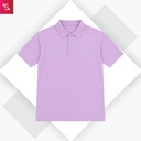 Organic Polo T-Shirt - Lavender