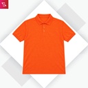 Organic Polo T-Shirt - Orange