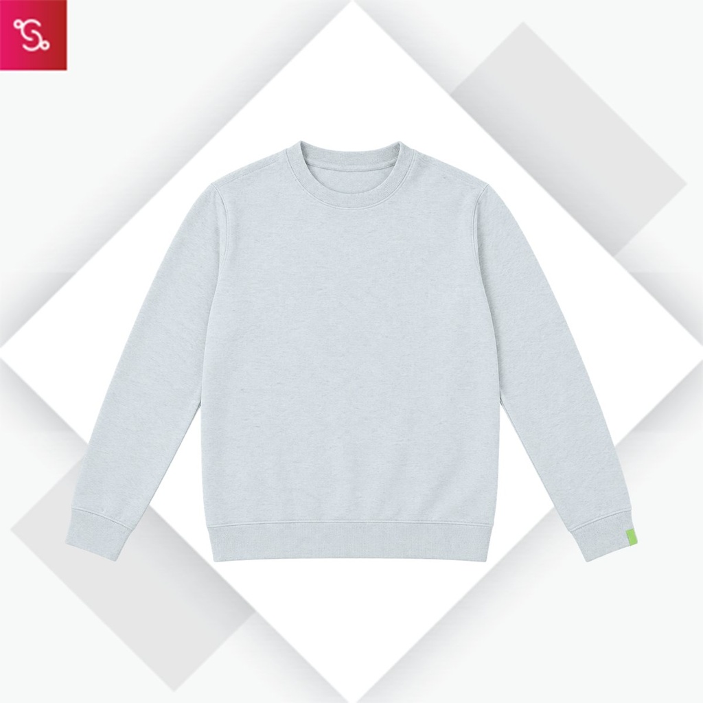 Sweatshirt - White Melange