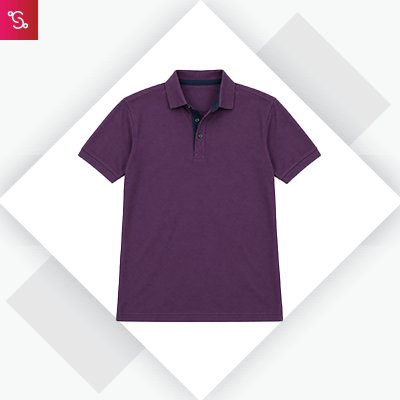 Stellers Nanodry Golf Polo - Black Current