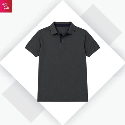 Stellers Nanodry Golf Polo - Dark Grey