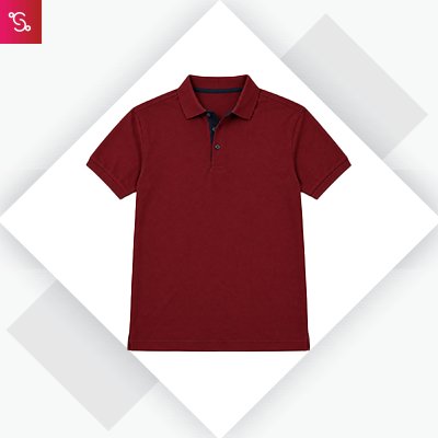 Stellers Nanodry Golf Polo - Maroon