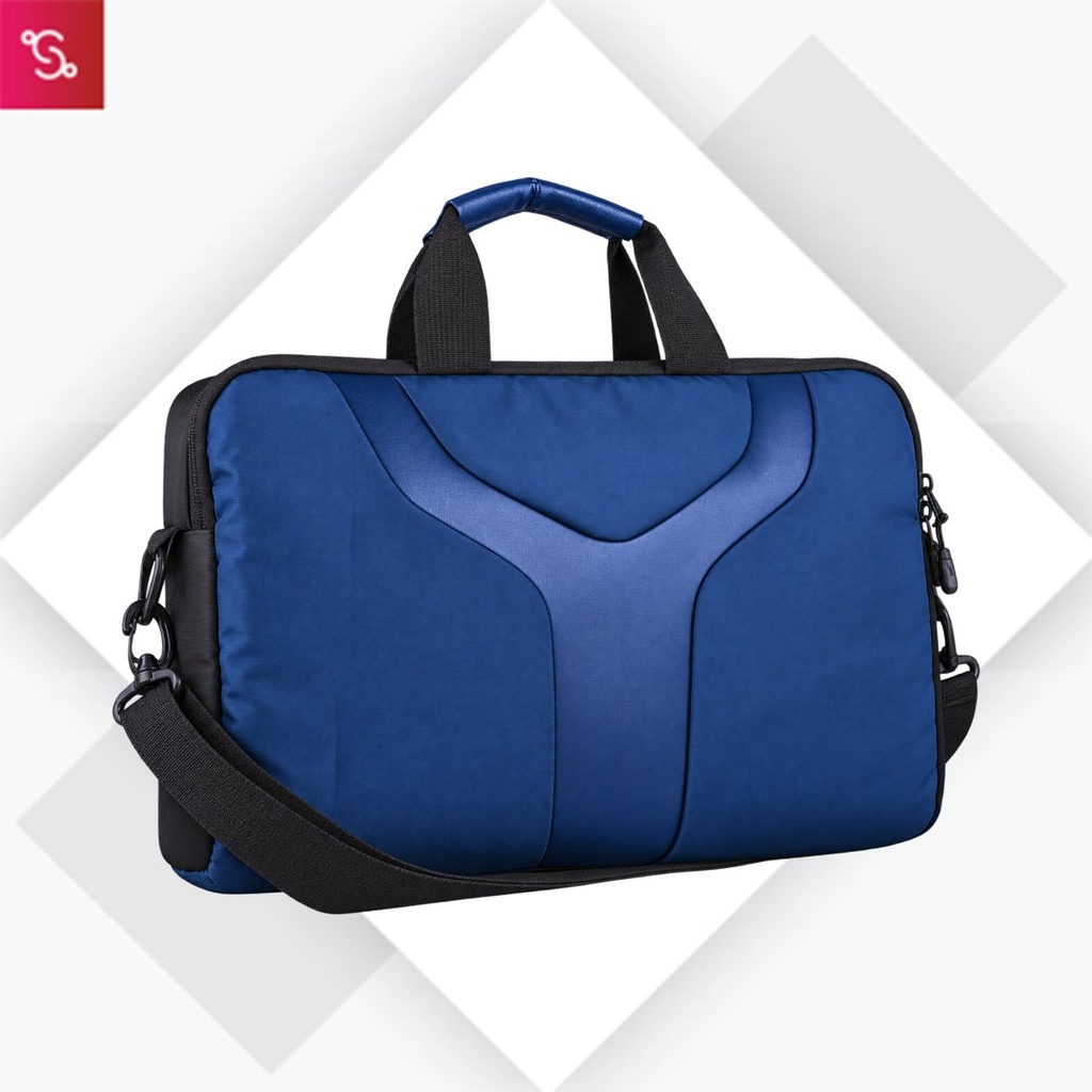 [SANM-S43] Y style laptop bag with PU highlight