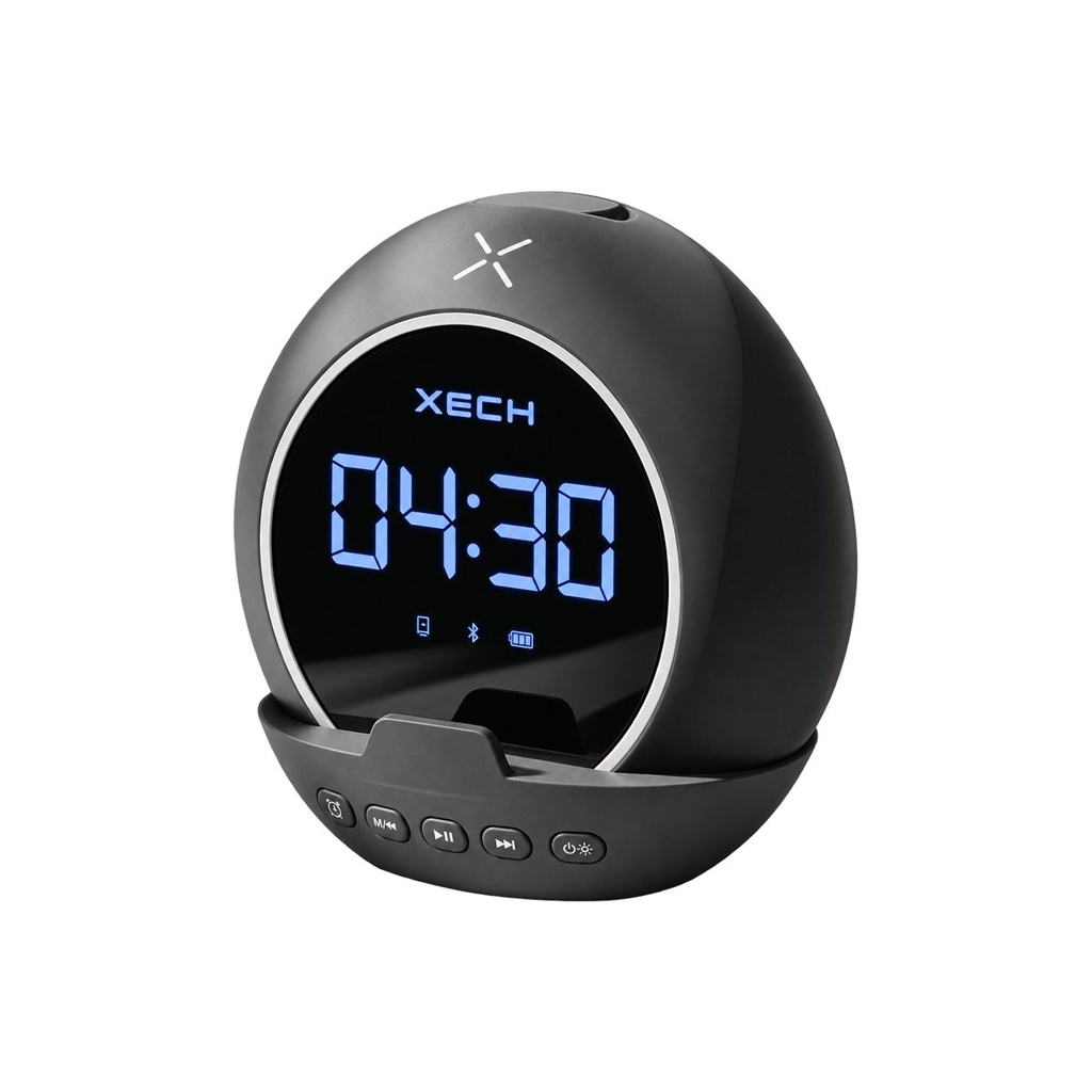 [SXEC-ELLIPSE-BLACK] Ellipse - Black (Alarm Clock Speaker with Phone Stand)