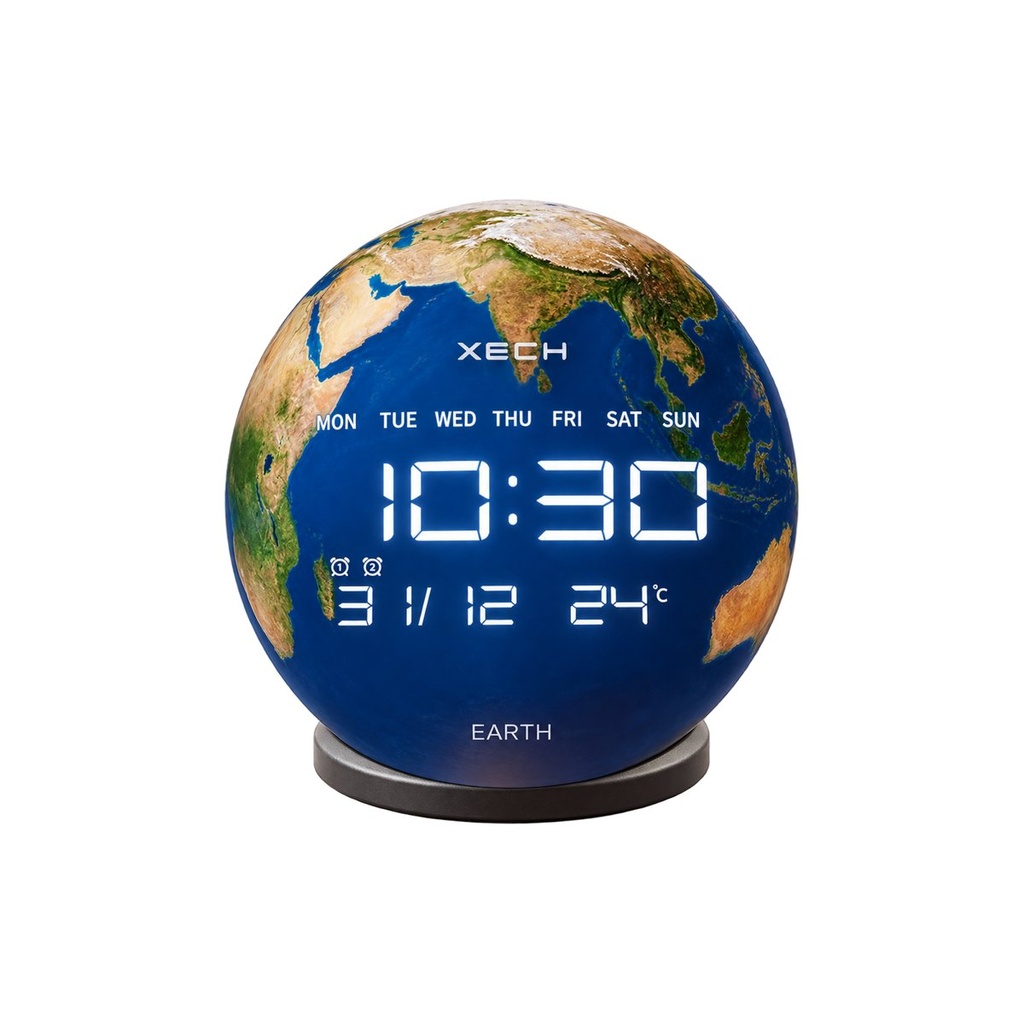 [SXEC-SOLARIS-X-EARTH] Solaris X - Earth (Globe Digital Clock)