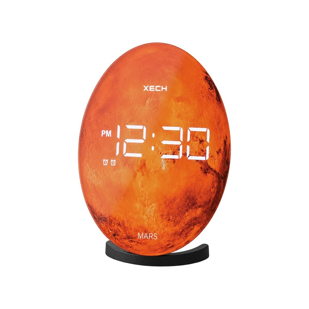 [SXEC-SOLARIS-X-LITE-MARS] Solaris X Lite - Mars (Globe Digital Clock (Lite))