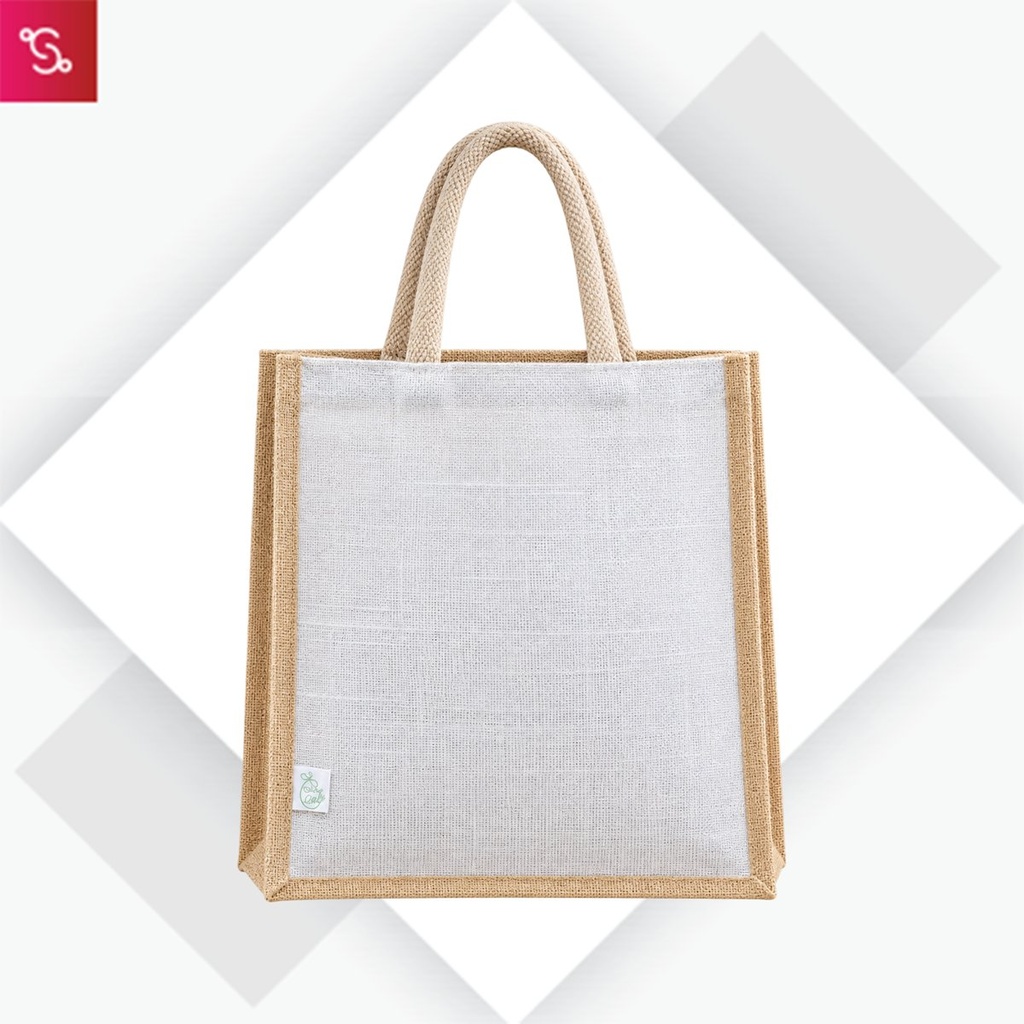 [SOBL-OAK-IVORY-NATURAL] Oak Ivory/Natural (Jute Shopping Bag)