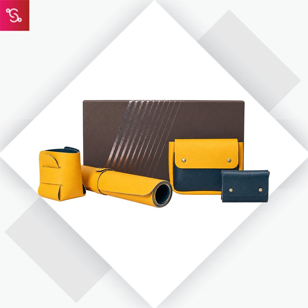 Gift Box L1 (Deskmat, Pen stand, Card Holder & Pouch)