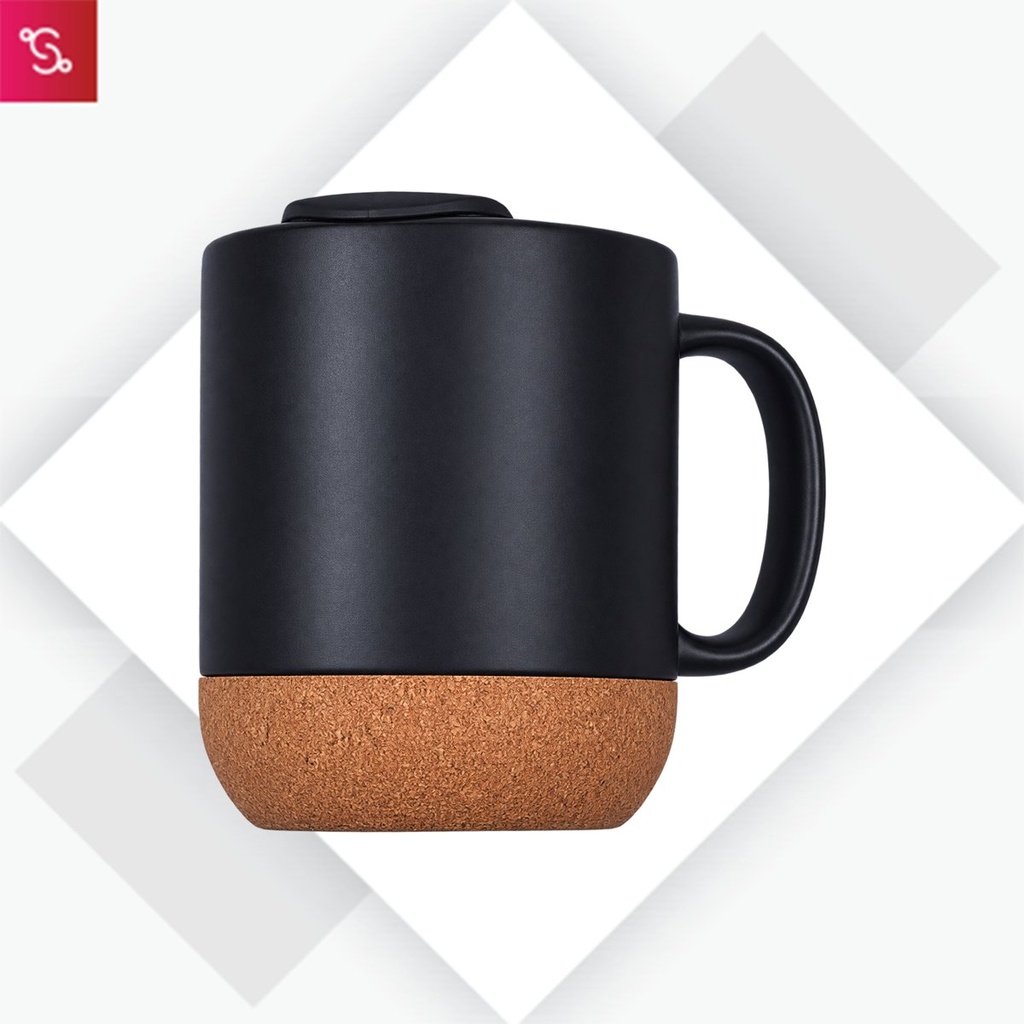 [SUG-DB65] Corky (Ceramic Mug with Cork Base)