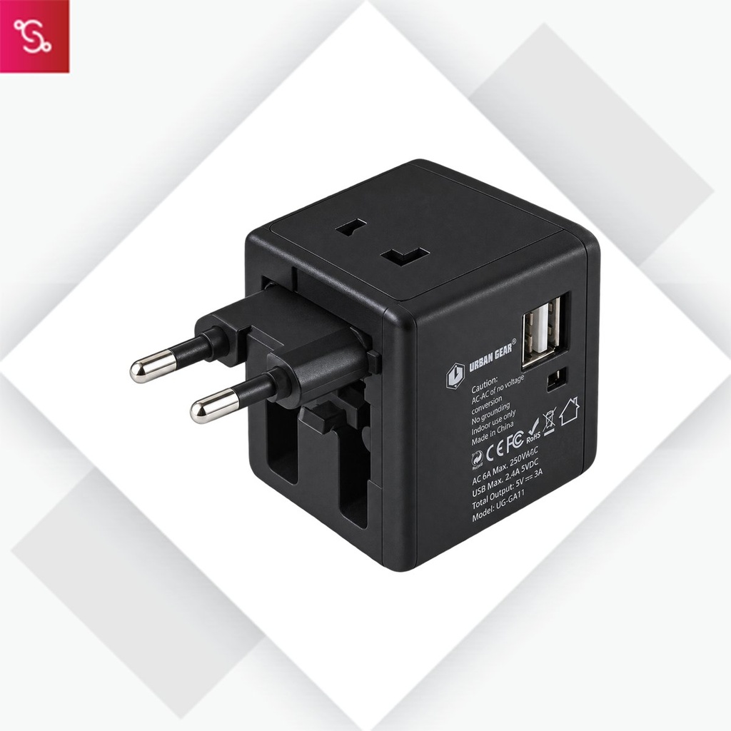[SUG-GA11] Cube Pro (Universal Travel Adapter (USB + C))