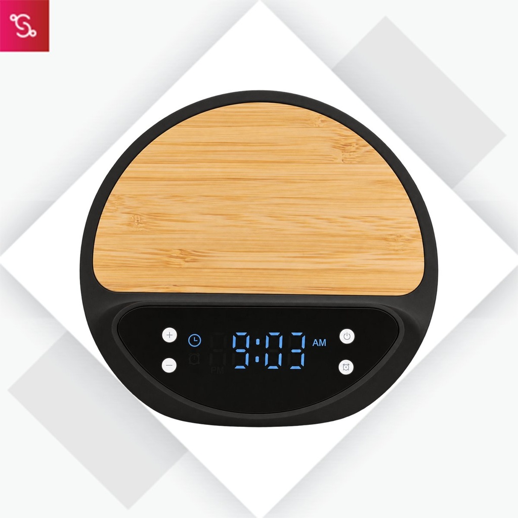 [SUG-GC36] Smiley (3-in1 Table Clock + Mobile Holder + 15W Charger)